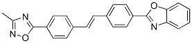 2-[4-[2-[4-(3-methyl-1,2,4-oxadiazol-5-yl)phenyl]vinyl]phenyl]benzoxazole CAS#: 64893-28-3