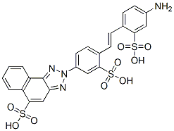 2-[4-[2-(4-amino-2-sulphophenyl)vinyl]-3-sulphophenyl]-2H-naphtho[1,2-d]triazole-5-sulphonic acid CAS#: 63216-86-4