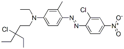 [2-[[4-[(2-chloro-4-nitrophenyl)azo]-3-methylphenyl]ethylamino]ethyl]diethylmethyl chloride CAS#: 64346-61-8