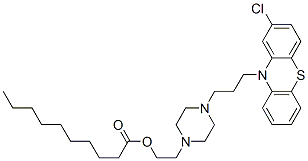 2-[4-[3-(2-chloro-10H-phenothiazin-10-yl)propyl]-1-piperazinyl]ethyl decanoate CAS#: 61120-81-8