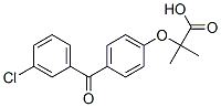 2-[4-(3-Chlorobenzoyl)phenoxy]-2-methylpropanoic acid CAS#: 60012-96-6