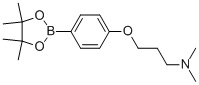 2-{4-[3-(dimethylamino)propoxy]phenyl}-4,4,5,5-tetramethyl-1,3,2-dioxaborolane CAS#: 627899-90-5