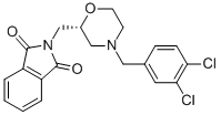 2-[4-(3,4-Dichloro-benzyl)-morpholin-2-ylmethyl]-isoindole-1,3-dione CAS#: 610305-43-6