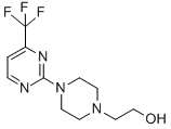 2-[4-[4-(TRIFLUOROMETHYL)PYRIMIDIN-2-YL]PIPERAZINO]ETHAN-1-OL CAS#: 651004-99-8