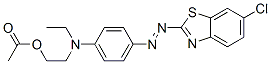 2-[[4-[(6-chlorobenzothiazol-2-yl)azo]phenyl]ethylamino]ethyl acetate CAS#: 70198-17-3