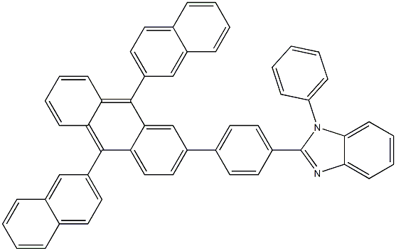 2-[4-(9,10-Di-2-naphthalenyl-2-anthracenyl)phenyl]-1-phenyl- CAS#: 561064-11-7