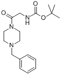 (2-[4-BENZYL-PIPERAZIN-1-YL]-2-OXO-ETHYL)-CARBAMIC ACID TERT-BUTYL ESTER CAS#: 671212-34-3