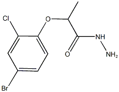 2-(4-BROMO-2-CHLOROPHENOXY)PROPANOHYDRAZIDE CAS#: 588679-51-0