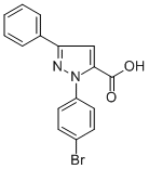 2-(4-BROMO-PHENYL)-5-PHENYL-2H-PYRAZOLE-3-CARBOXYLIC ACID CAS#: 618101-91-0