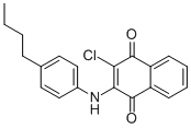 2-(4-BUTYLANILINO)-3-CHLORONAPHTHOQUINONE CAS#: 179115-42-5