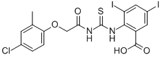 2-[[[[(4-CHLORO-2-METHYLPHENOXY)ACETYL]AMINO]THIOXOMETHYL]AMINO]-3,5-DIIODO-BENZOIC ACID CAS#: 531515-83-0
