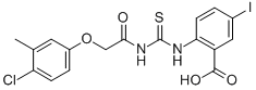 2-[[[[(4-CHLORO-3-METHYLPHENOXY)ACETYL]AMINO]THIOXOMETHYL]AMINO]-5-IODO-BENZOIC ACID CAS#: 531515-20-5