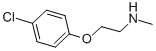 2-(4-CHLORO-PHENOXY)ETHYL METHYL AMINE CAS#: 65686-13-7