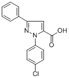 2-(4-CHLORO-PHENYL)-5-PHENYL-2H-PYRAZOLE-3-CARBOXYLIC ACID CAS#: 618101-90-9
