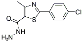 2-(4-CHLOROPHENYL)-4-METHYL-1,3-THIAZOLE-5-CARBOHYDRAZIDE CAS#: 685541-32-6