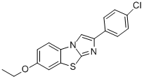 2-(4-CHLOROPHENYL)-7-ETHOXYIMIDAZO[2,1-B]BENZOTHIAZOLE CAS#: 7025-36-7