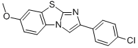 2-(4-CHLOROPHENYL)-7-METHOXYIMIDAZO[2,1-B]BENZOTHIAZOLE CAS#: 7178-24-7