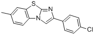 2-(4-CHLOROPHENYL)-7-METHYLIMIDAZO[2,1-B]BENZOTHIAZOLE CAS#: 7025-34-5
