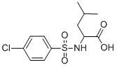 2-([(4-CHLOROPHENYL)SULFONYL]AMINO)-4-METHYLPENTANOIC ACID CAS#: 68305-77-1