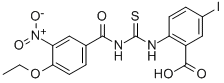 2-[[[(4-ETHOXY-3-NITROBENZOYL)AMINO]THIOXOMETHYL]AMINO]-5-IODO-BENZOIC ACID CAS#: 530153-22-1