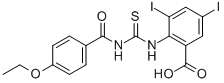 2-[[[(4-ETHOXYBENZOYL)AMINO]THIOXOMETHYL]AMINO]-3,5-DIIODO-BENZOIC ACID CAS#: 531529-74-5