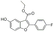 2-(4-FLUORO-PHENYL)-5-HYDROXY-BENZOFURAN-3-CARBOXYLIC ACID ETHYL ESTER CAS#: 691856-86-7
