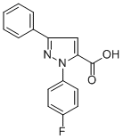 2-(4-FLUORO-PHENYL)-5-PHENYL-2H-PYRAZOLE-3-CARBOXYLIC ACID CAS#: 618101-93-2