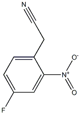 2-(4-Fluoro-2-nitrophenyl)acetonitrile CAS#: 708-58-7