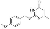 2-(4-METHOXY-BENZYLSULFANYL)-6-METHYL-3H-PYRIMIDIN-4-ONE CAS#: 63384-61-2