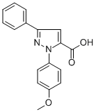 2-(4-METHOXY-PHENYL)-5-PHENYL-2H-PYRAZOLE-3-CARBOXYLIC ACID CAS#: 618101-94-3
