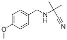 2-{[(4-Methoxyphenyl)methyl]amino}-2-methylpropanenitrile CAS#: 68220-83-7
