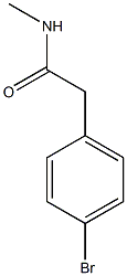 2-(4-bromophenyl)-N-methylacetamide CAS#: 7713-76-0