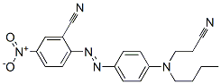 2-[[4-[butyl(2-cyanoethyl)amino]phenyl]azo]-5-nitrobenzonitrile CAS#: 66545-42-4