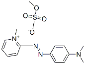 2-[[4-(dimethylamino)phenyl]azo]-1-methylpyridinium methyl sulphate CAS#: 7077-55-6