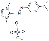 2-[[4-(dimethylamino)phenyl]azo]-1,3-dimethyl-1H-imidazolium methyl sulphate CAS#: 63589-33-3