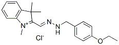 2-[[(4-ethoxyphenyl)methylhydrazono]methyl]-1,3,3-trimethyl-3H-indolium chloride CAS#: 65122-07-8