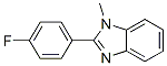 2-(4-fluorophenyl)-1-methylbenzimidazole CAS#: 724-59-4