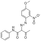 2-[(4-methoxy-2-nitrophenyl)azo]acetoacetanilide CAS#: 6486-21-1