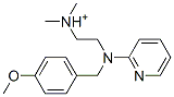 2-[(4-methoxyphenyl)methyl-pyridin-2-yl-amino]ethyl-dimethyl-azanium CAS#: 70557-32-3