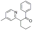 2-(4-methylpyridin-2-yl)-1-phenyl-pentan-1-one CAS#: 6301-75-3