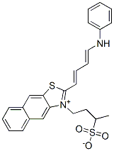 2-[4-(phenylamino)-1,3-butadienyl]-3-(3-sulphonatobutyl)naphtho[2,3-d]thiazolium CAS#: 63148-83-4