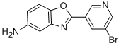 2-(5-BROMO-PYRIDIN-3-YL)-BENZOOXAZOL-5-YLAMINE CAS#: 696632-95-8