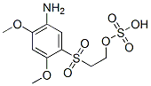 2-[(5-amino-2,4-dimethoxyphenyl)sulphonyl]ethyl hydrogen sulphate CAS#: 62158-73-0