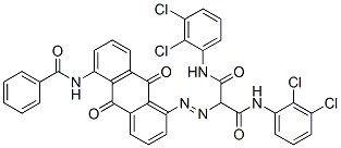2-[[5-(benzoylamino)-9,10-dihydro-9,10-dioxoanthryl]azo]-N,N'-bis(2,3-dichlorophenyl)propanediamide CAS#: 67837-03-0