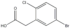 2-(5-bromo-2-chlorophenyl)acetic acid CAS#: 177985-34-1