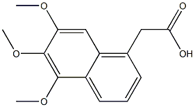 2-(5,6,7-TriMethoxynaphthalen-1-yl)acetic acid CAS#: 672917-73-6