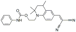 2-[6-(2,2-dicyanovinyl)-1,2,3,4-tetrahydro-2,2,4-trimethylquinolin-1-yl]ethyl carbanilate CAS#: 63467-19-6