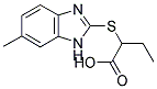 2-(6-METHYL-1H-BENZOIMIDAZOL-2-YLSULFANYL)-BUTYRIC ACID CAS#: 696601-79-3