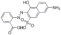 2-[(6-amino-1-hydroxy-3-sulpho-2-naphthyl)azo]benzoic acid CAS#: 68133-35-7