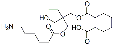 [2-[[(6-amino-1-oxohexyl)oxy]methyl]-2-(hydroxymethyl)butyl] hydrogen cyclohexane-1,2-dicarboxylate CAS#: 69178-39-8